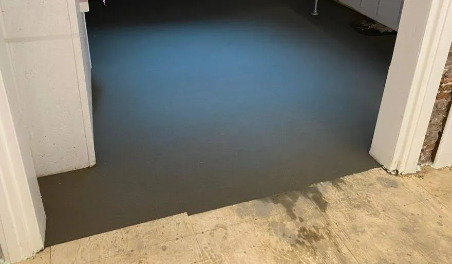 Cementdekvloer project